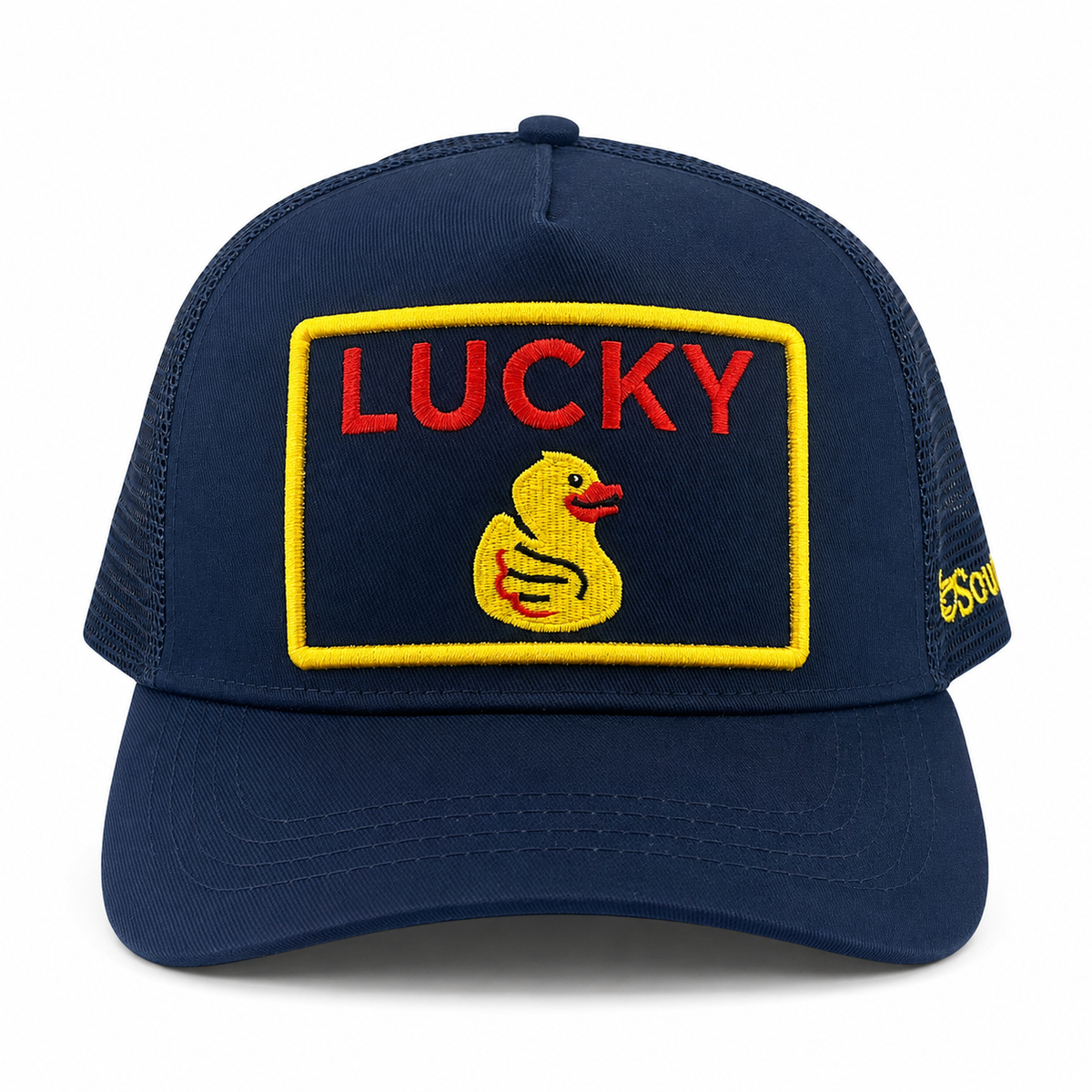 Lucky Duck Trucker Hat - Indigo