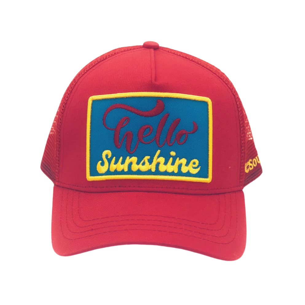 Hello Sunshine Trucker - Red