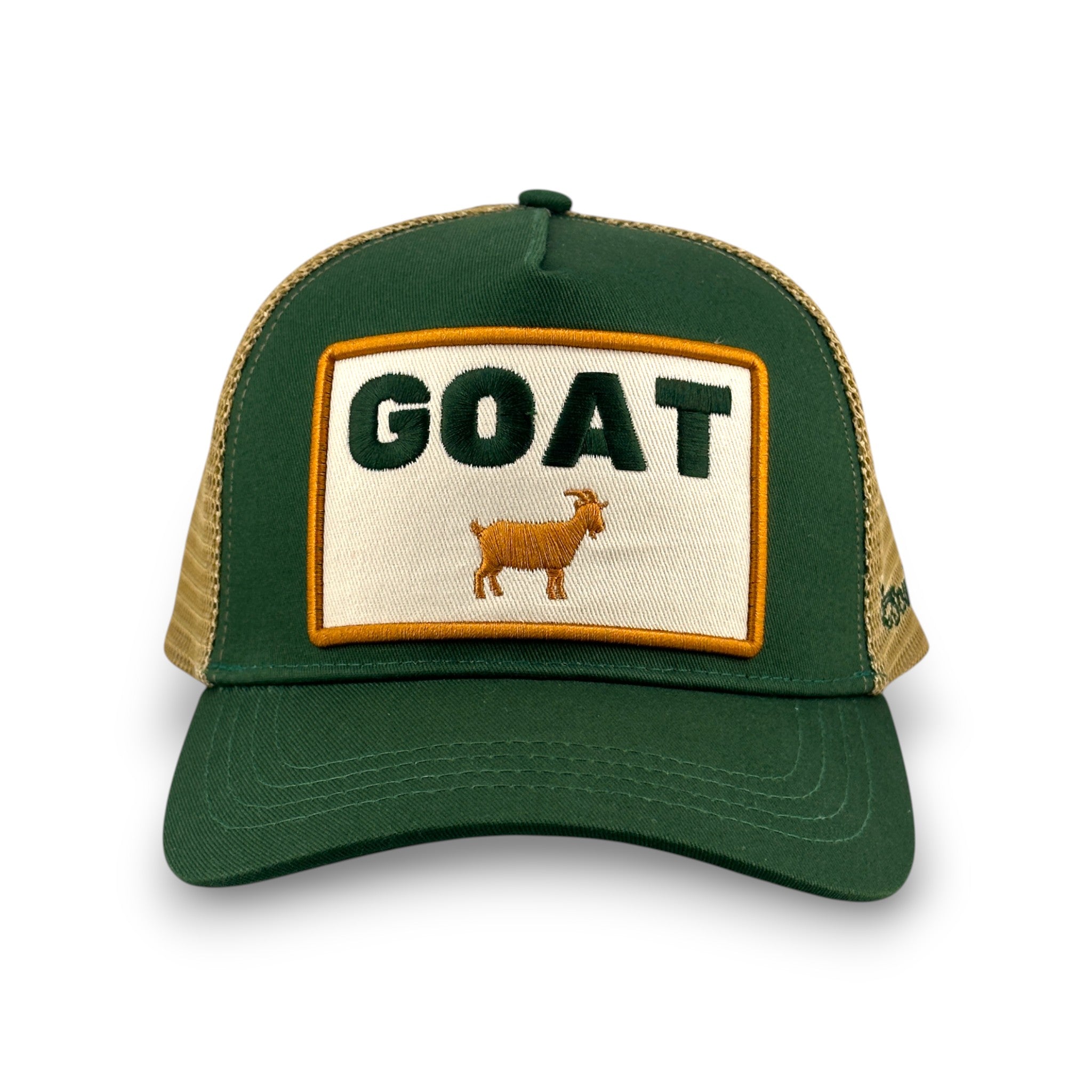 Goat Trucker Hat - Green