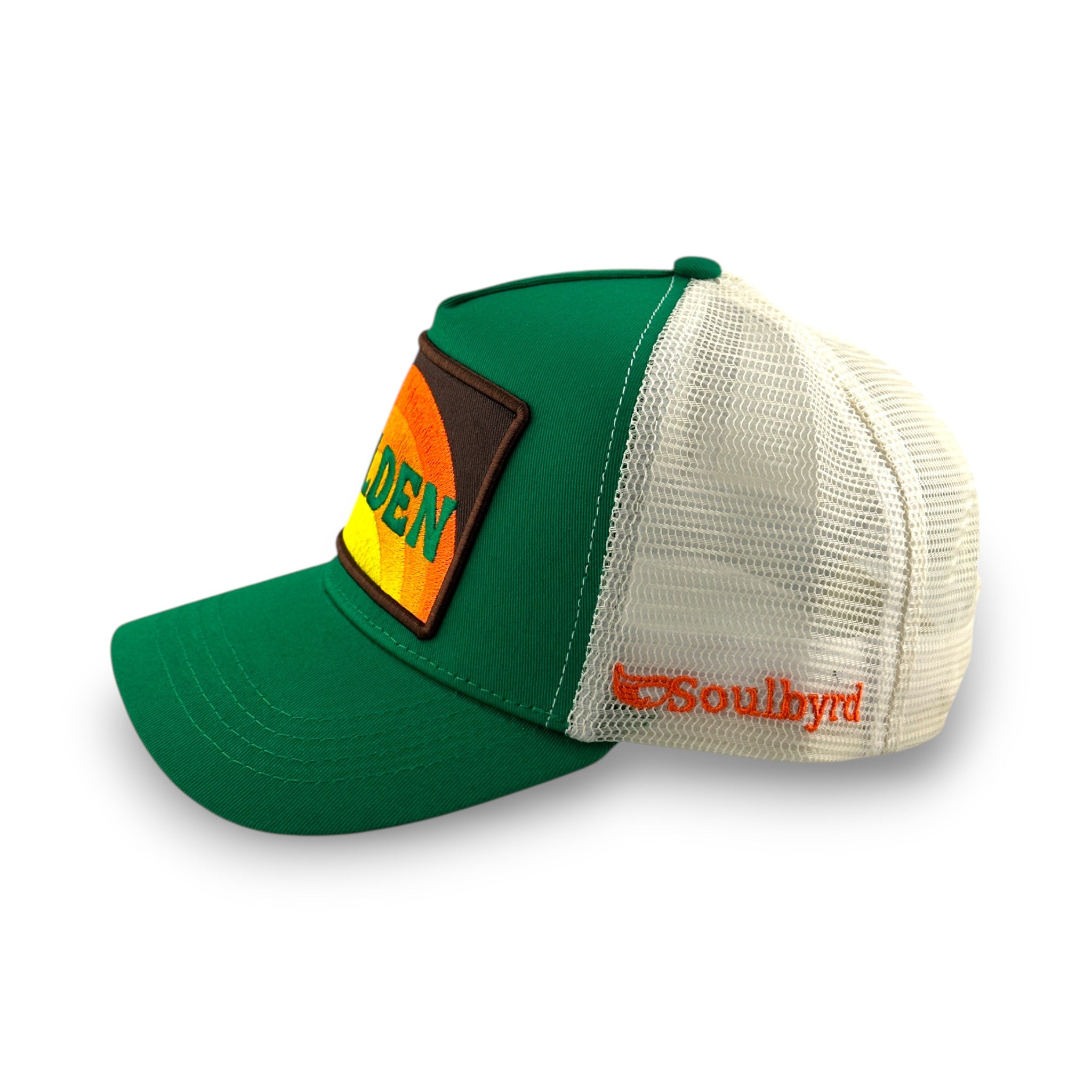Golden Trucker Hat - Green