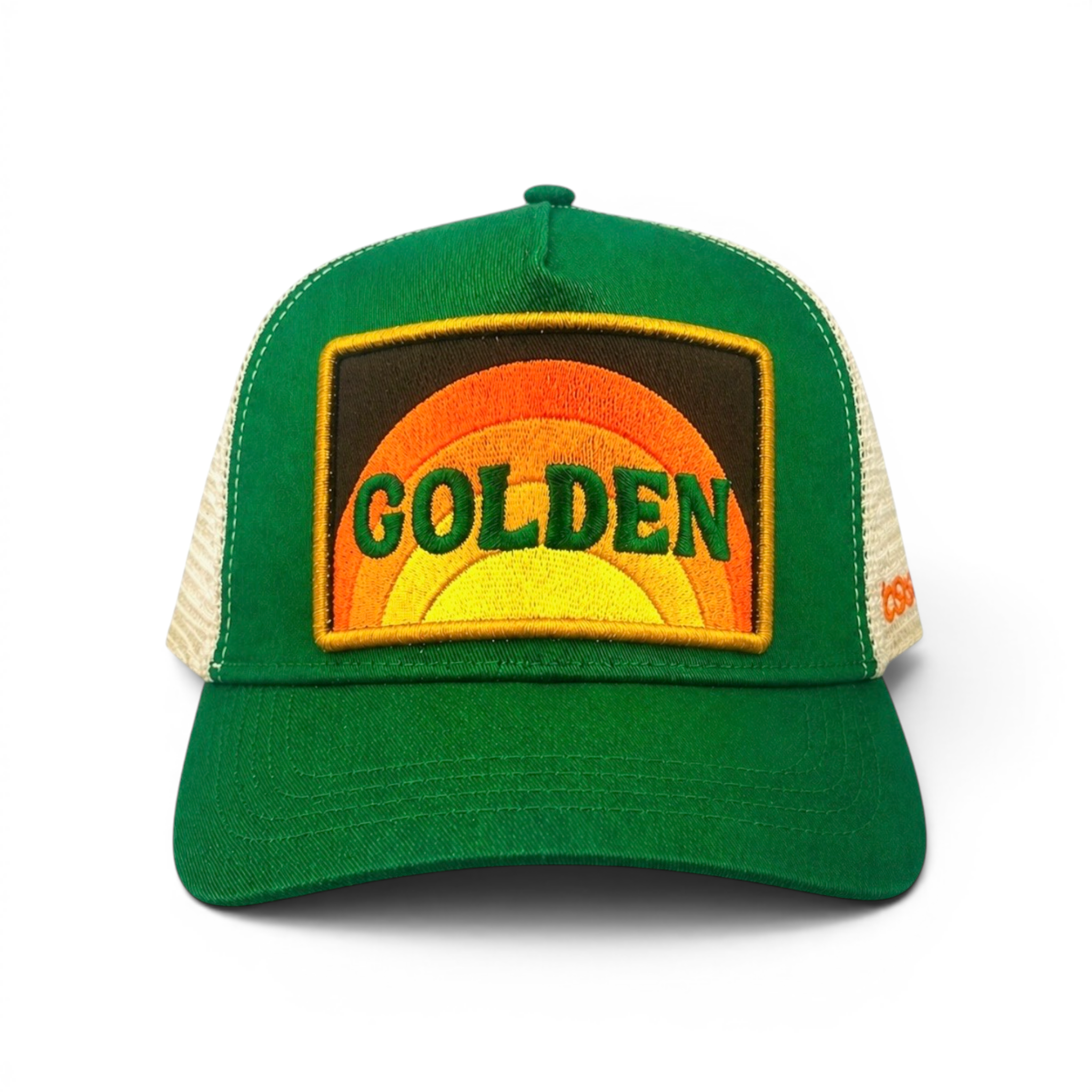 Golden Trucker Hat - Green