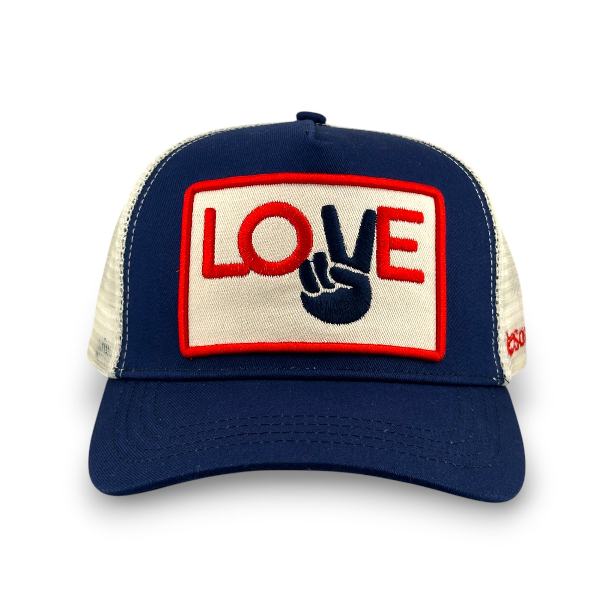 Love & Peace Trucker Hat - Navy