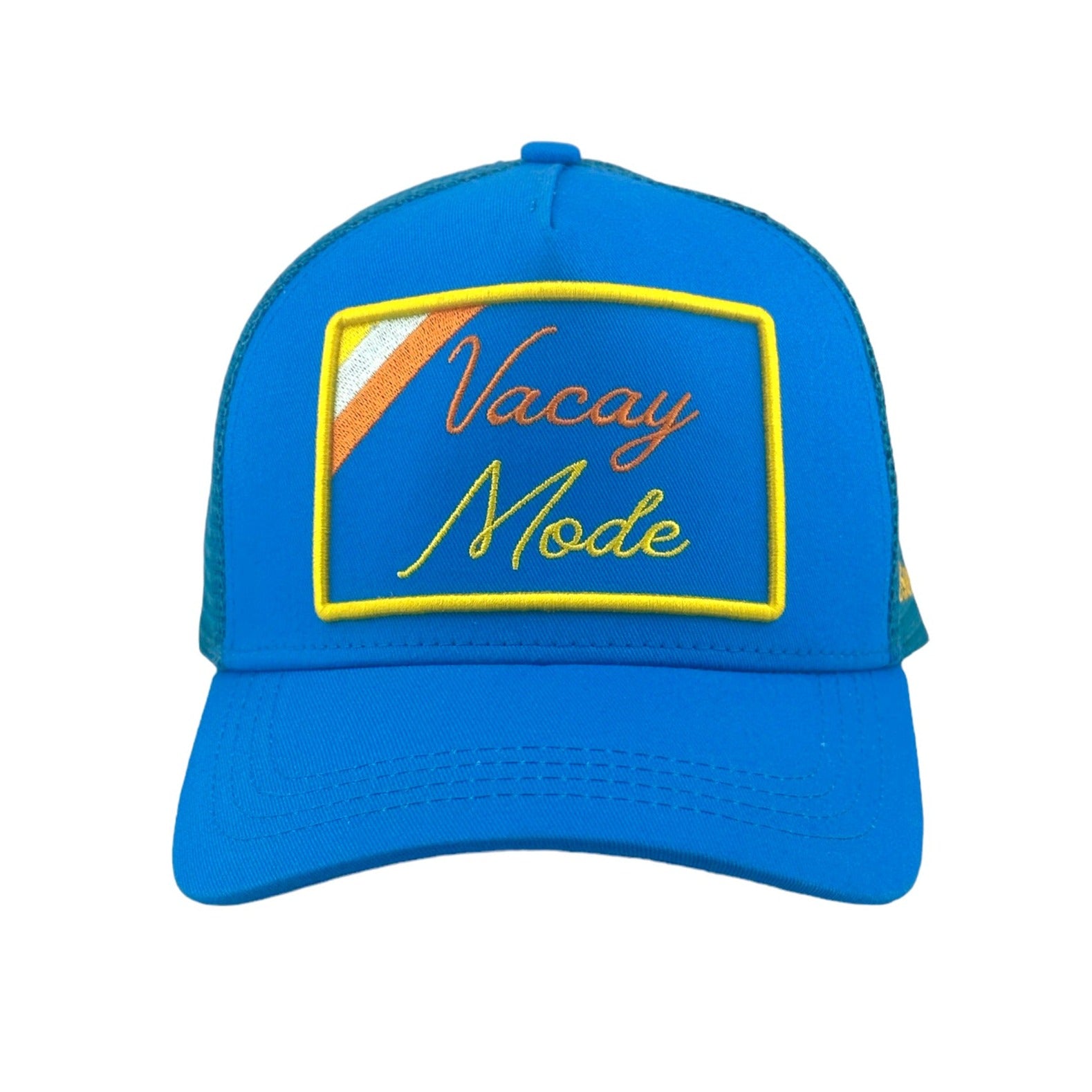Vacay Mode Trucker - Bright Blue