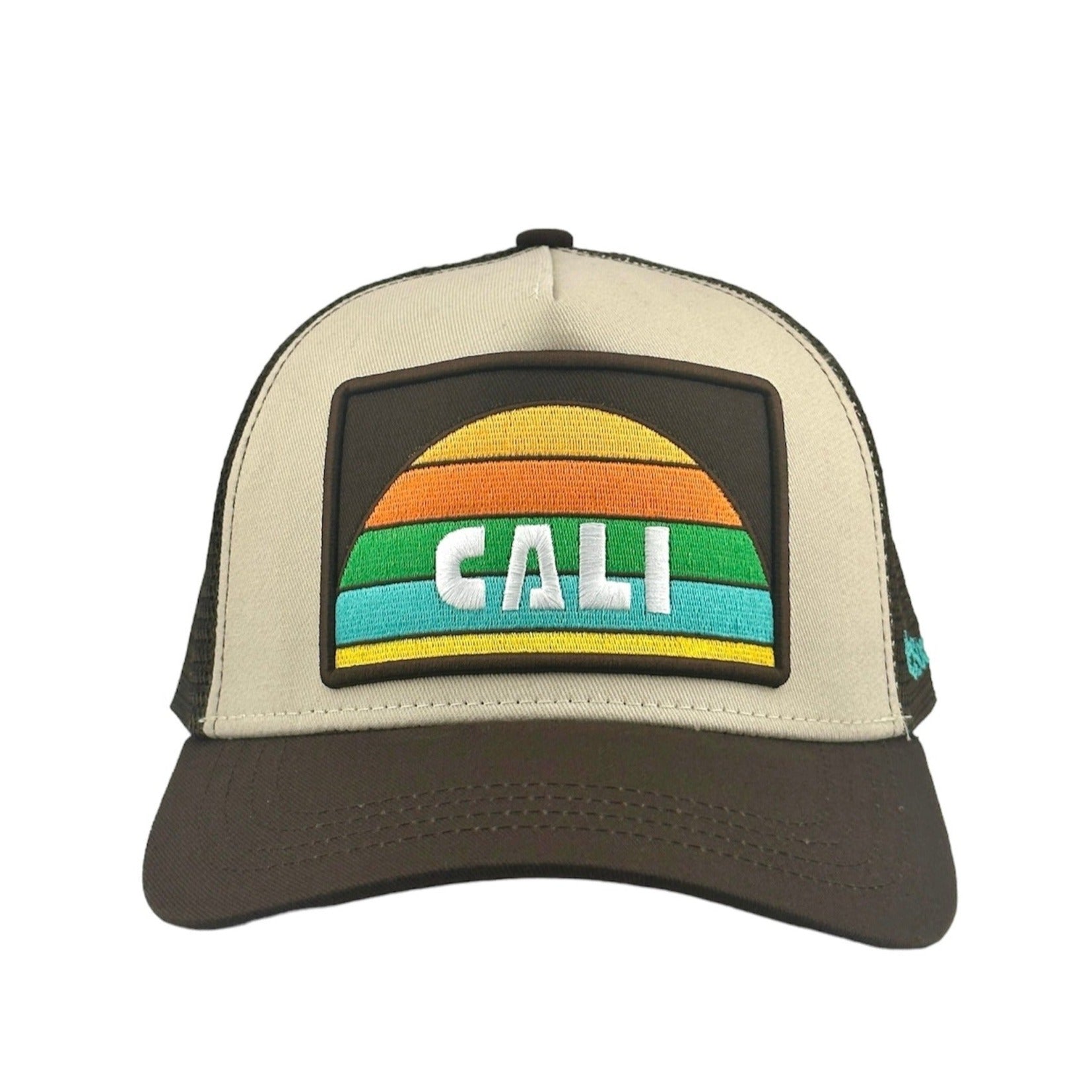 Cali Sunset Trucker - Tan/Brown