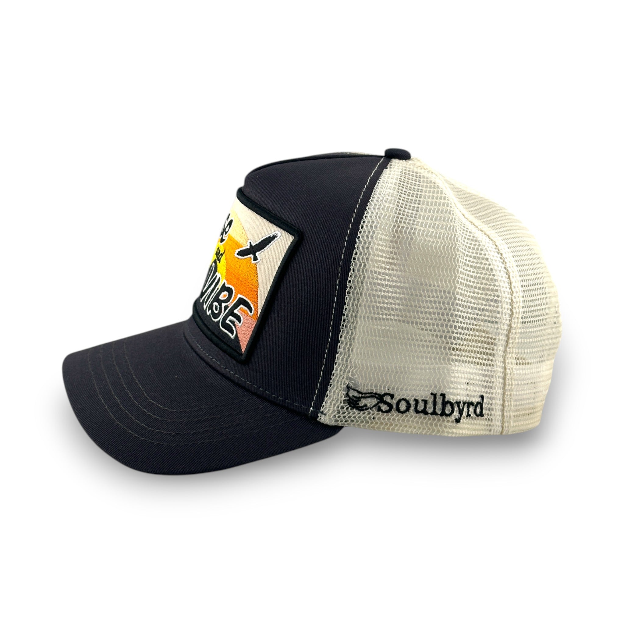 Rise & Vibe Trucker Hat - Charcoal