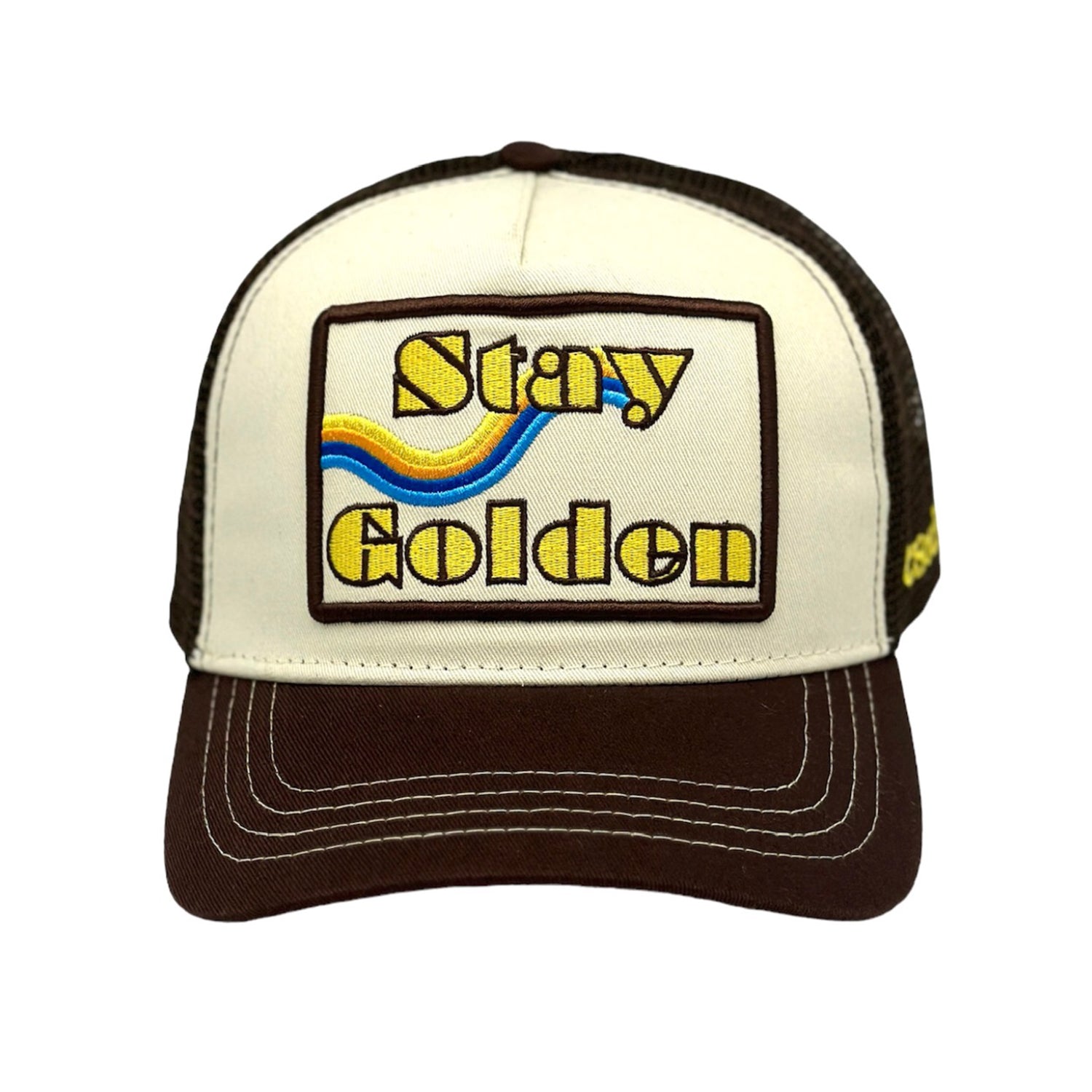 Stay Golden Trucker - Brown